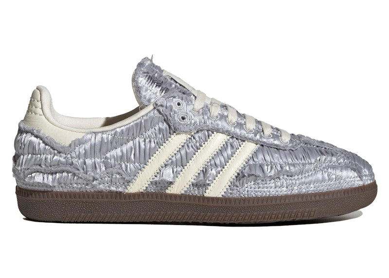 adidas Samba OG Caroline Hu Satin Silver Metallic (Women's), sneakers,JP9283, Belfagorsneakers, 1, ,