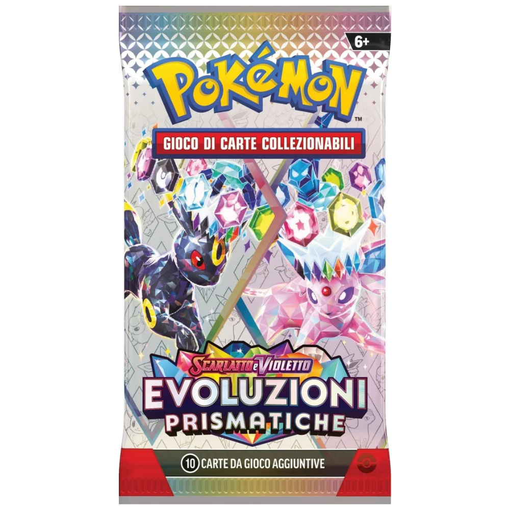 Pokémon Evoluzioni Prismatiche Bustina 10 Carte Scarlatto & Violetto ITA