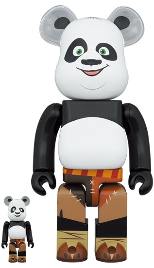 Bearbrick X Kung Fu Panda 100% & 400% Set, collectibles,4530956611372, Bearbrick, 1, ,