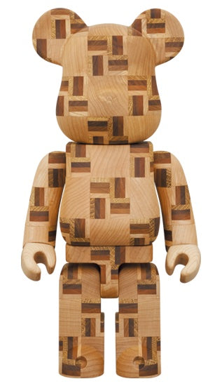 Bearbrick Karimoku Marquetry Chess 400%, collectibles,4530956610924, Bearbrick, 1, ,