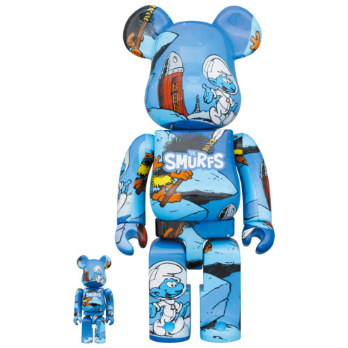 BEARBRICK 100% 400% THE SMURFS THE ASTROSMURF, collectibles,4530956608938, Bearbrick, 1, ,