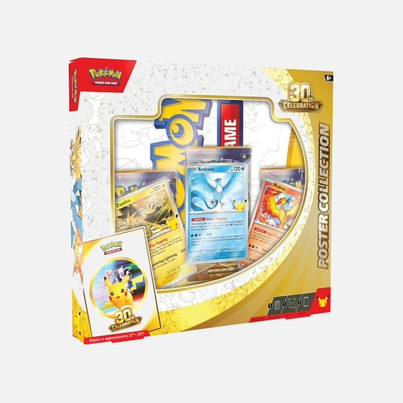 2026 Pokémon Mega Evolution 30th Celebration Poster Collection