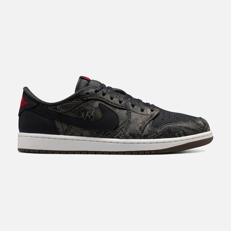 Air Jordan 1 Retro Low OG Laser Black University Red