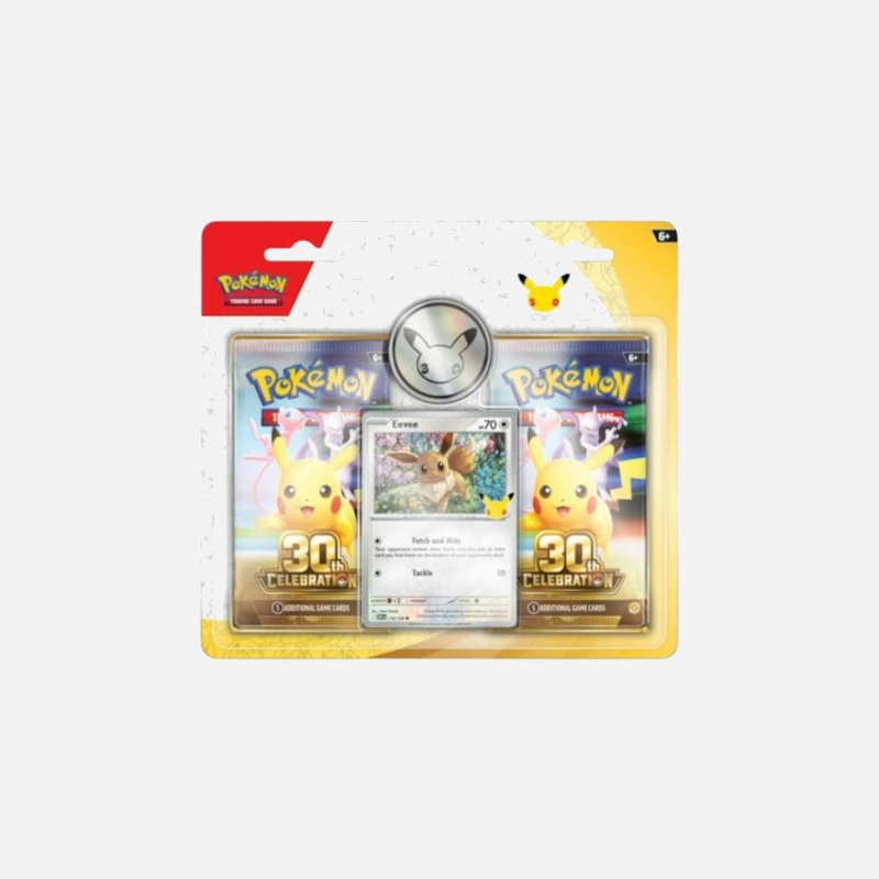 2026 Pokémon Mega Evolution 30th Celebration 2 Pack Blister