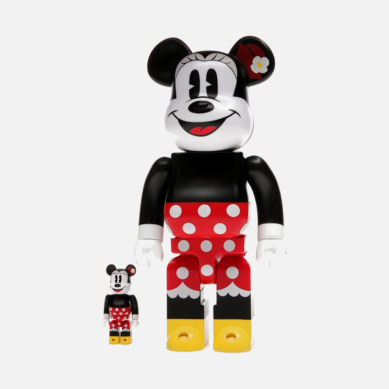Bearbrick x Disney Minnie Mouse 100% & 400% Set