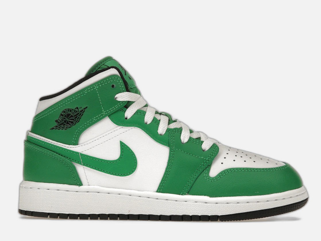 jordan 1 mid lucky green (gs)