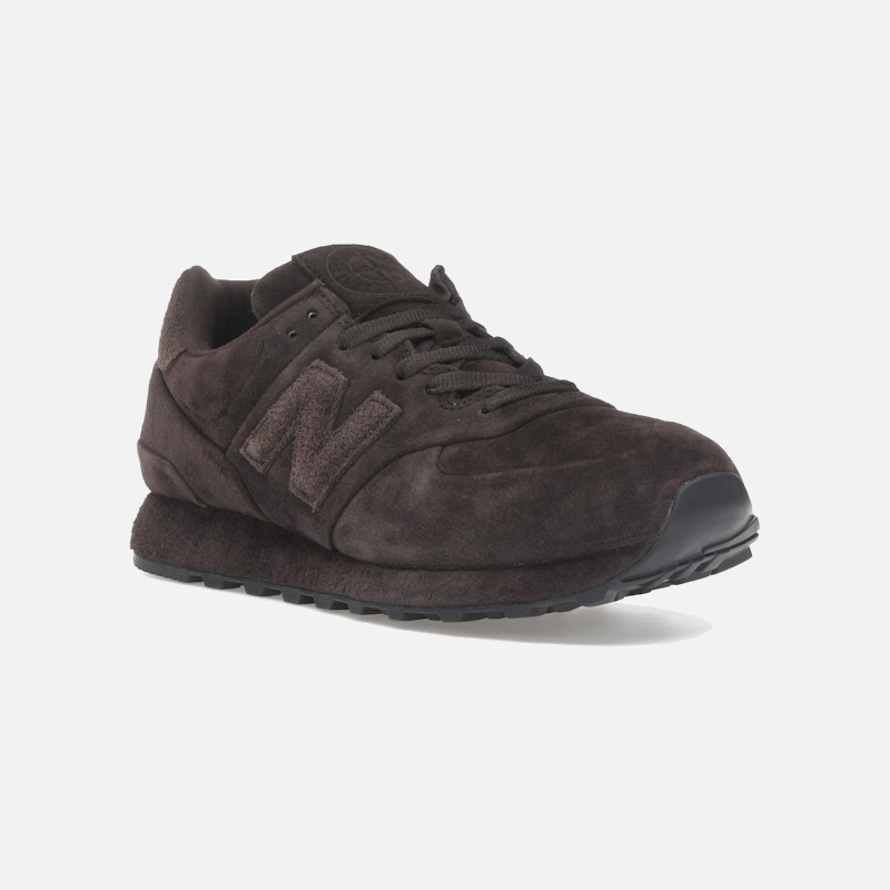 New Balance 574 Legacy Stone Island Ghost Dark Brown