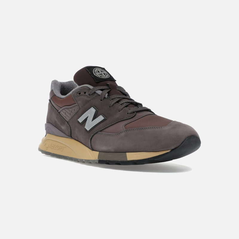 New Balance 998 MiUSA Stone Island Raso Gommato