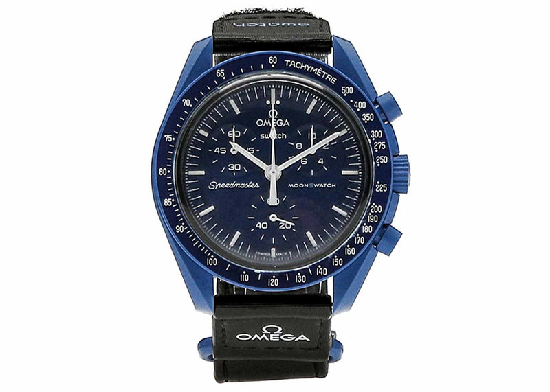 swatch x omega bioceramic moonswatch mission to neptune so33n100 - Belfagorsneakers