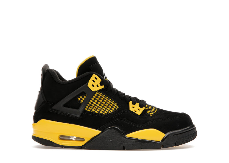 Jordan 4 Retro Thunder Yellow (2023) (gs), sneakers,408452-017, Air Jordan 4, 1, 196604478526,