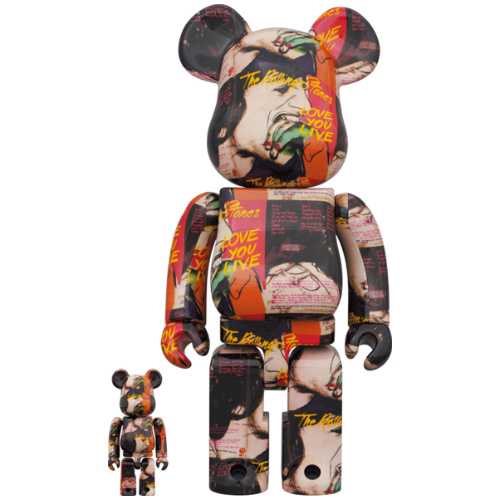 BEARBRICK 100% 400% ANDY WARHOL X THE ROLLING STONES LOVE YOU LIVE, collectibles,4530956608389, Bearbrick, 1, ,