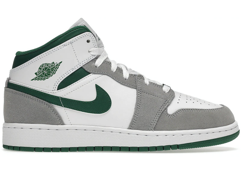 jordan 1 mid se white pine green smoke grey (gs), sneakers,dc7248-103, Air Jordan 1 Mid, 1, 195243076223,