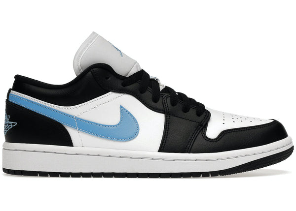 jordan 1 low black university blue white (w), sneakers,DC0774-041, Air Jordan 1 Low, 1, 195866343566,