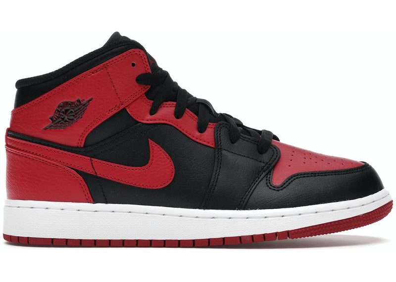 jordan 1 mid banned 2020 (gs), sneakers,554725-074, Air Jordan 1 Mid, 1, 194498268322,