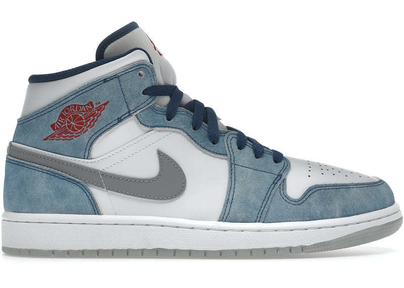 Jordan 1 mid french blue fire red, sneakers,DN3706-401, Air Jordan 1 Mid, 1, 196148834659,