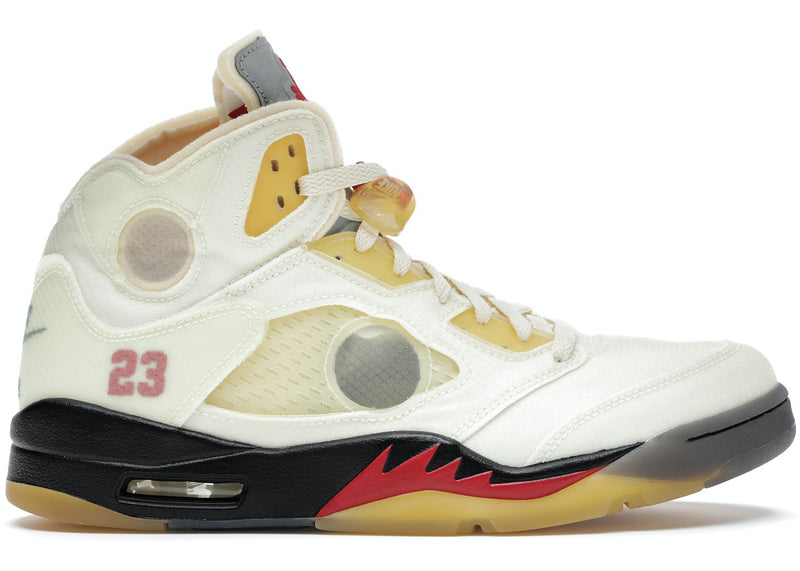 Jordan 5 retro off-white sail, sneakers,dh8565-100, Air Jordan 5, 1, 194954560038,