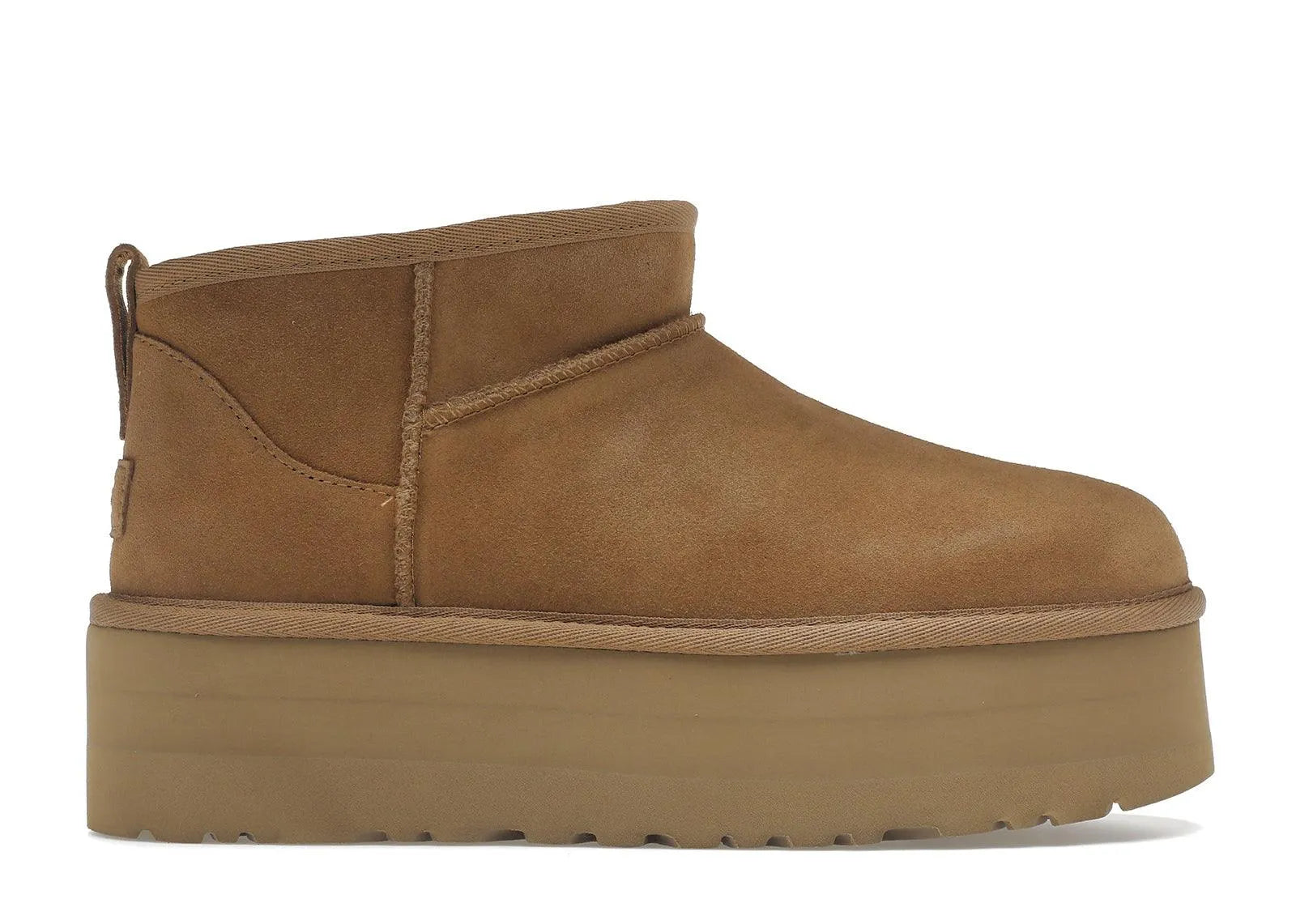 ugg classic ultra mini platform boot chestnut (women's) - Belfagorsneakers