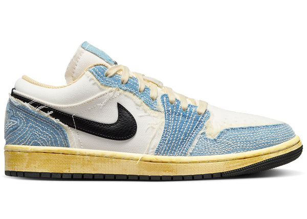 jordan 1 low se wrmk sashiko denim, sneakers,FN7670-493, Air Jordan 1 Low, 1, 196609185757,